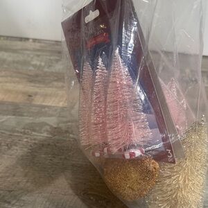 12 miniature brush bottle trees